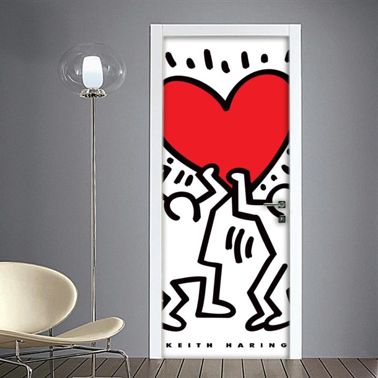 Keith Haring: adesivo per porta