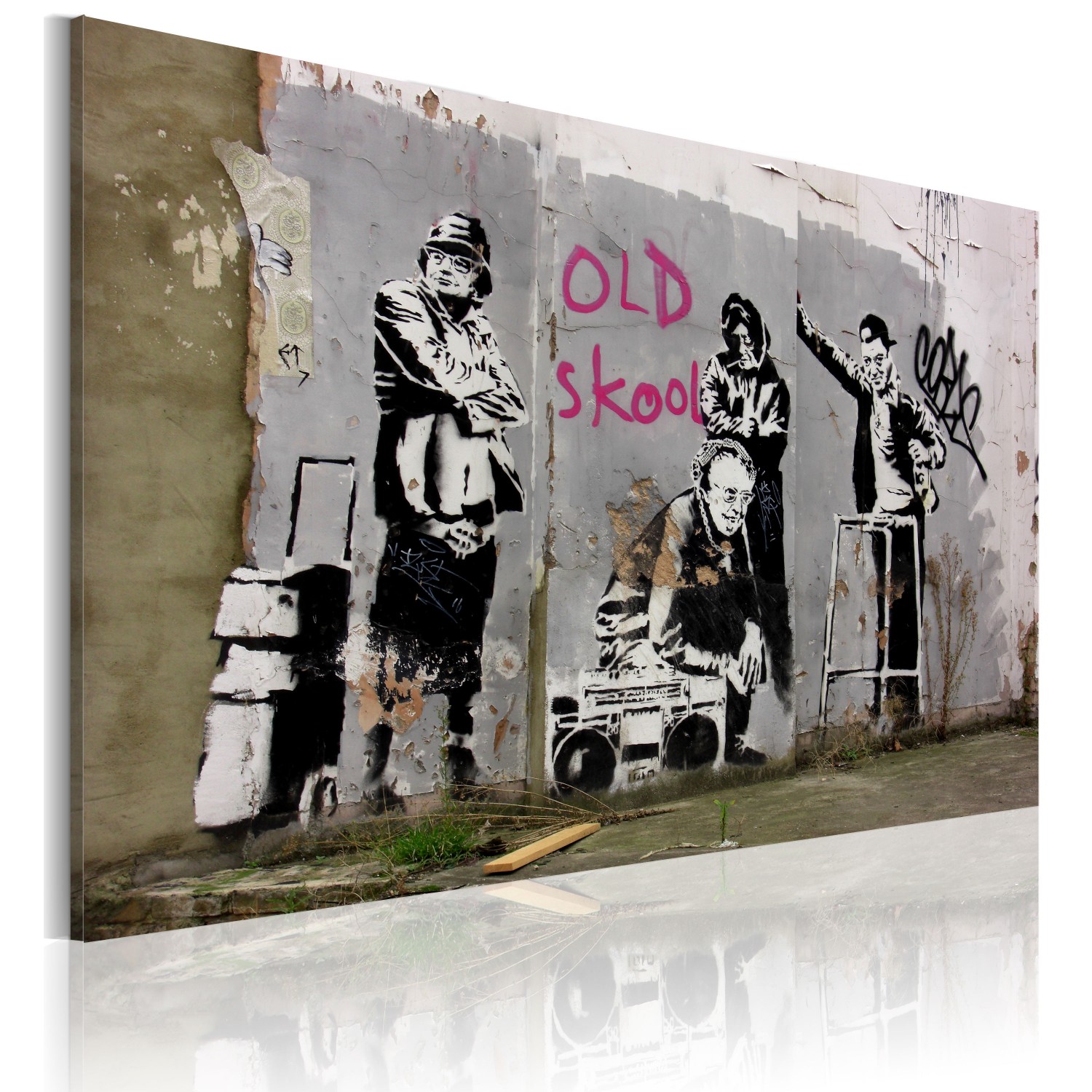 Quadro – Old school (Banksy)