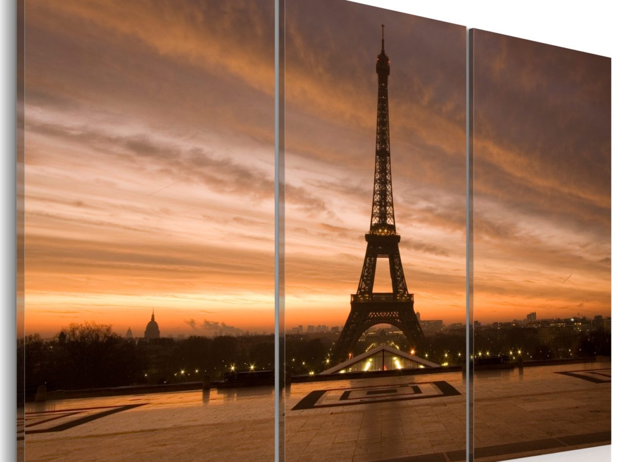 Quadro – Torre Eiffel al tramonto