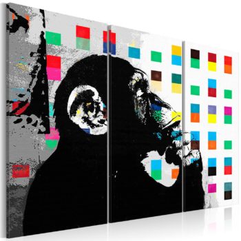 Quadro Monkey TNT Detonator by Banksy