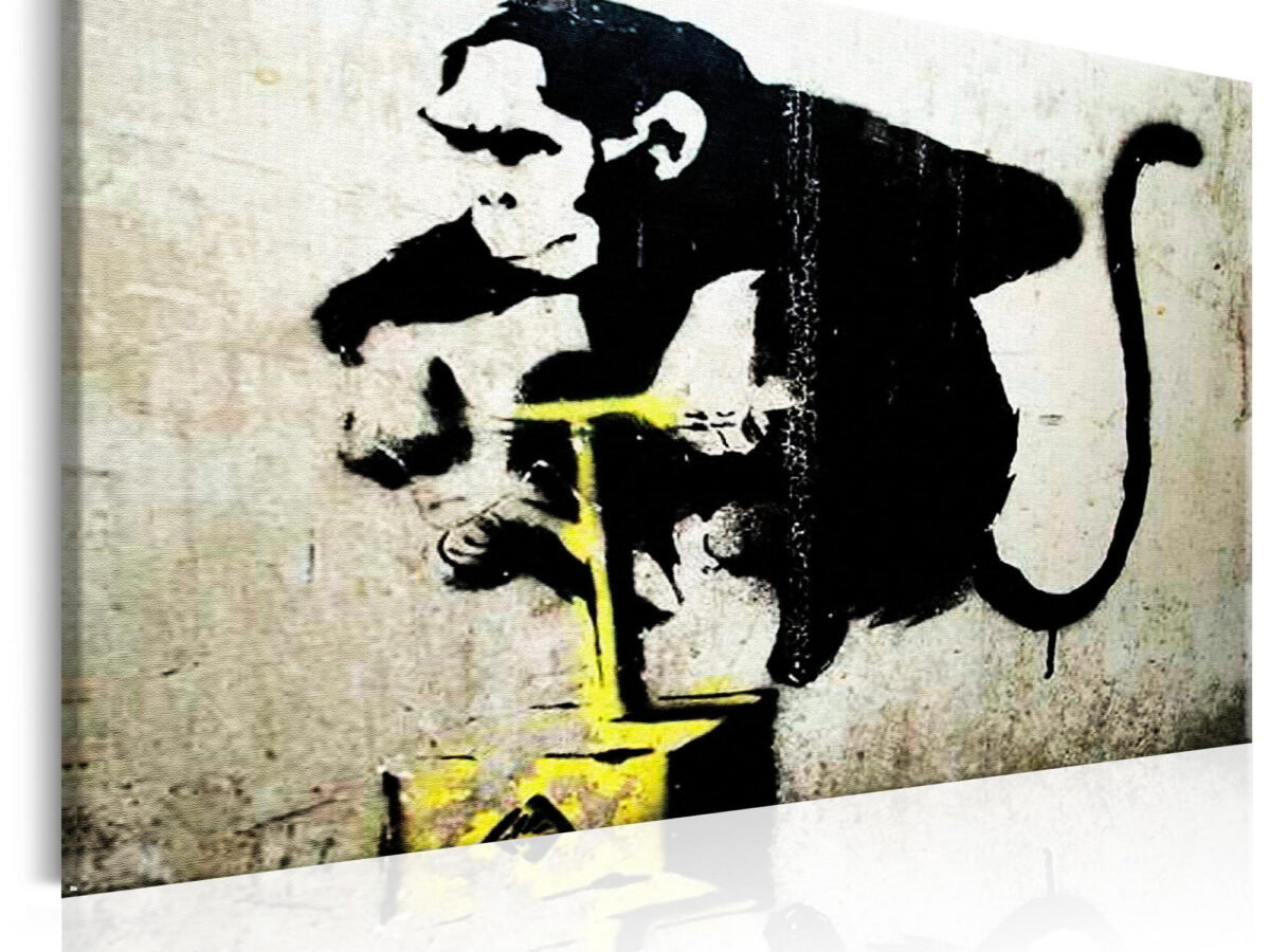 Quadro - Assassino in incognito (Banksy) - 60x40