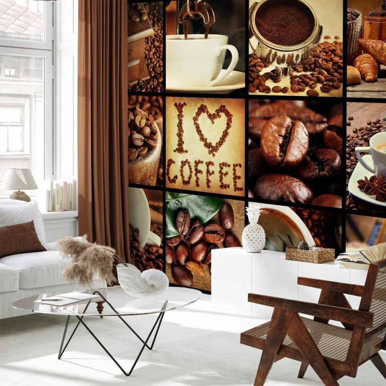 Carta da parati - Coffee - Collage